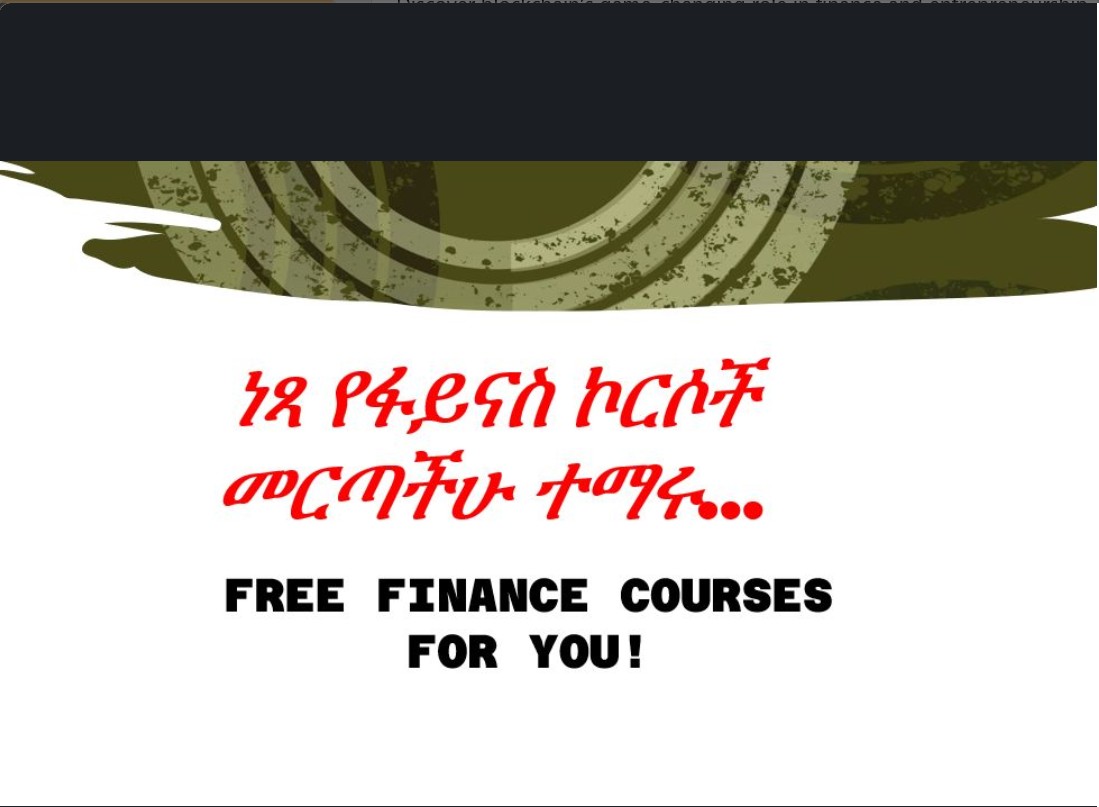 Free Finance Courses